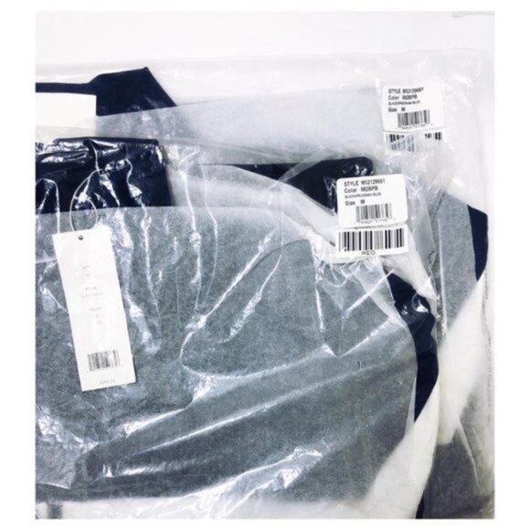 Vince Mens Black Blue Full Zip Collared Pockets Light Track Jackets Sz M New - Picture 6 of 9